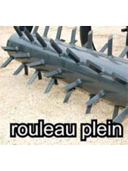 Cadre cultivateur tout terrain Egretier : rouleau plein en option